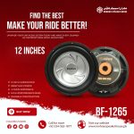 Blackford BF-1265 12-Inch Subwoofer - 800W Max Power - 4 Ohms