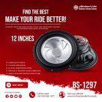 Mehran Speaker BS-1297 12-Inch Subwoofer - 1400W Max Power - 4 Ohms