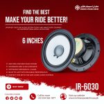 Mehran Speakers IR-6030 - 6-Inch Speaker - 25W RMS - 50W Peak Power - 4 Ohms