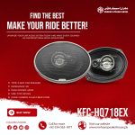 Mehran Speaker House KFC-HQ718EX 3-Way Car Speaker ? 80W Rated Power, 400W Peak Power
