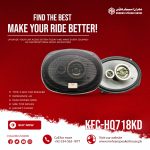 Mehran Speaker House KFC-HQ718KD 3-Way Car Speaker ? 80W Rated Power, 320W Peak Power