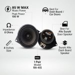 Suzuki Alto 4 inches Dash Baord / Door Speaker - 85 watts - Pair - RA-415 - Image 3