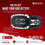 Mehran Speaker TS-6975 V3 - High-Power 3-Way 1750W Car Audio Speaker