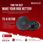 Mehran Speakers 3 Way Speaker 6.5" - TS-A1676R
