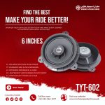 Mehran Speaker House TYT-602 - 40W RMS - 55W Peak Power - 4 Ohms - 6-Inch Speaker Pair