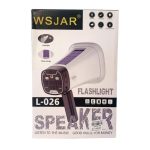 WSJAR Solar Chargning Megaphones Teamup Cheerleading 2 in 1 - Microphone + Portable speaker USB TF BT- L-06 - Image 4