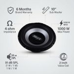 Car Sub Woofer - Black - SA-1050 - Image 3
